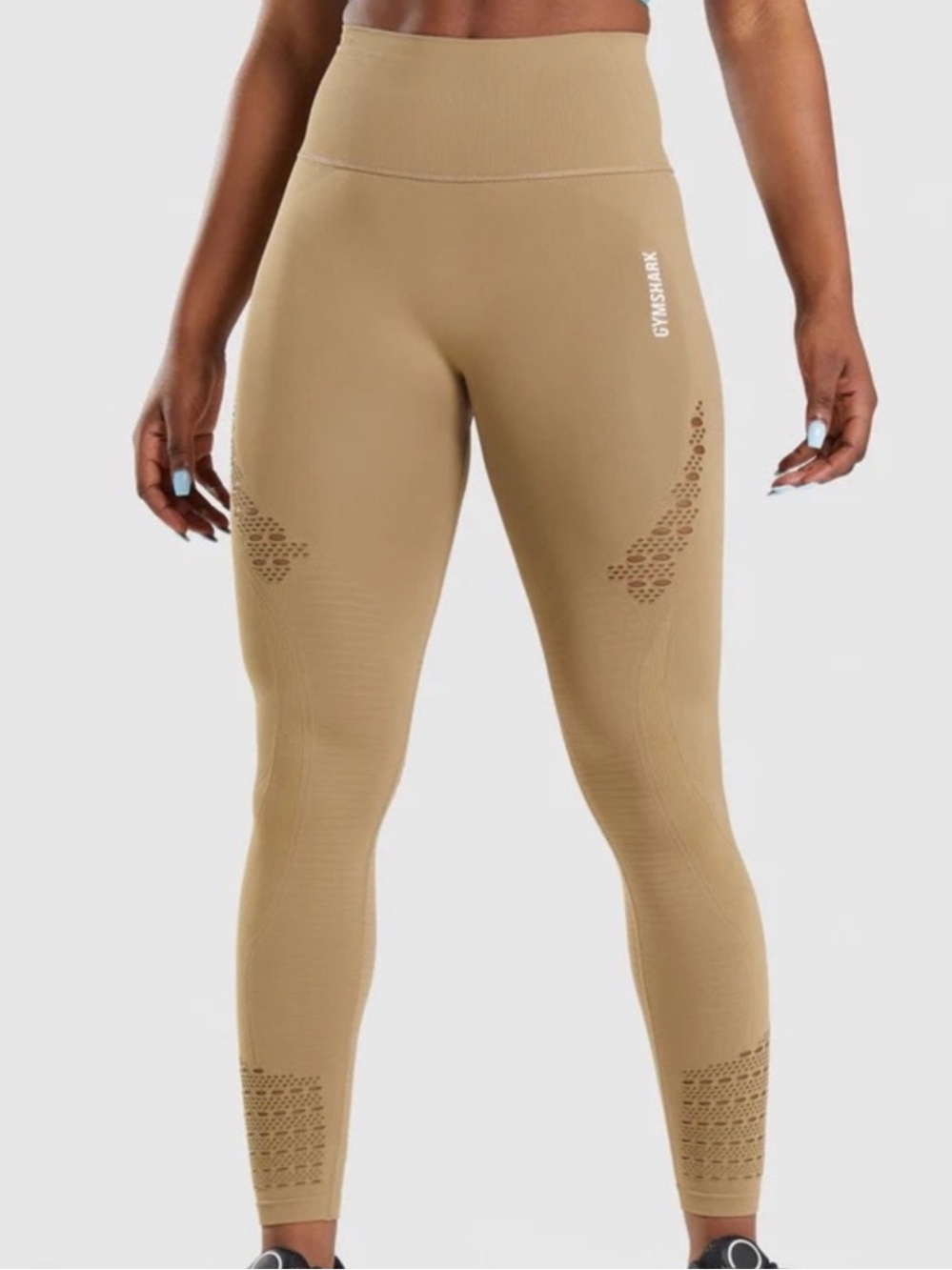Gymshark Energy Seamless Leggings Biscotti Brown